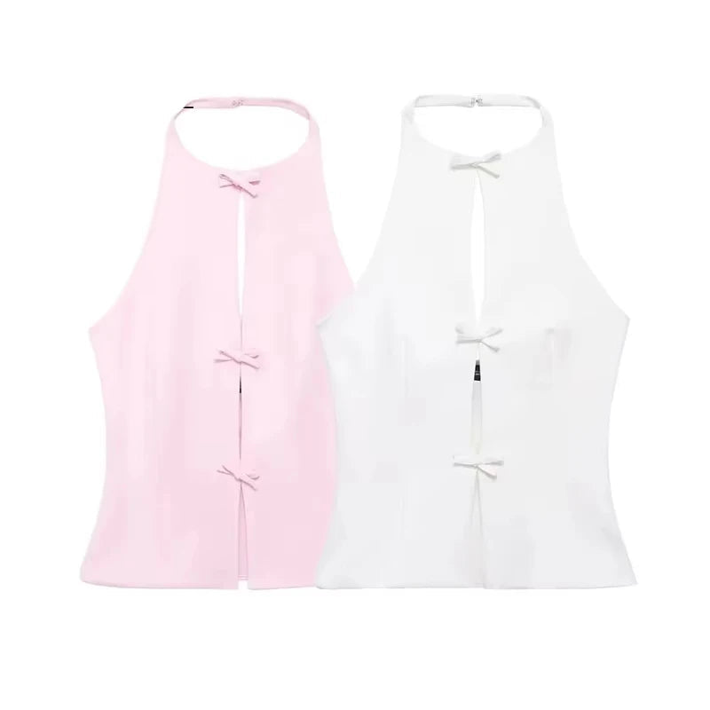 Top Halter com Laço Capucine