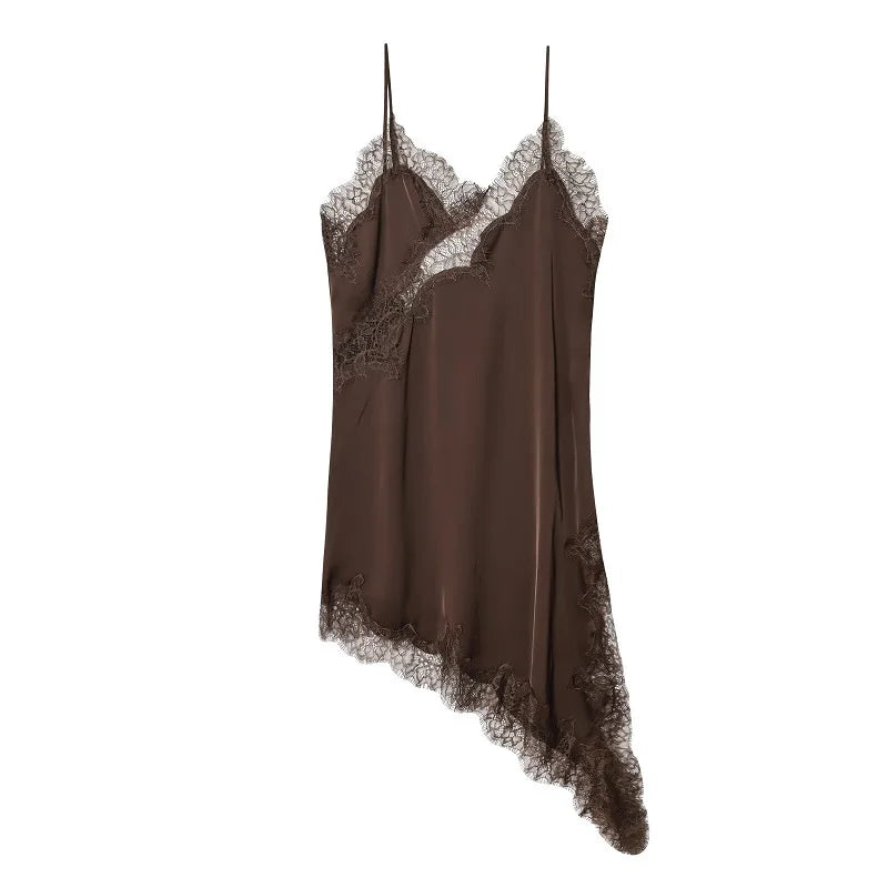 Vestido Slip de Renda Simone