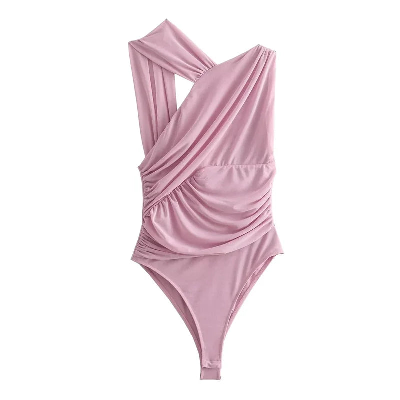 Body de Tule Leopardo Mireille