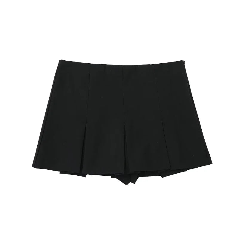 Saia-Shorts Plissada Adeline