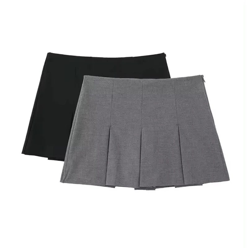 Saia-Shorts Plissada Adeline