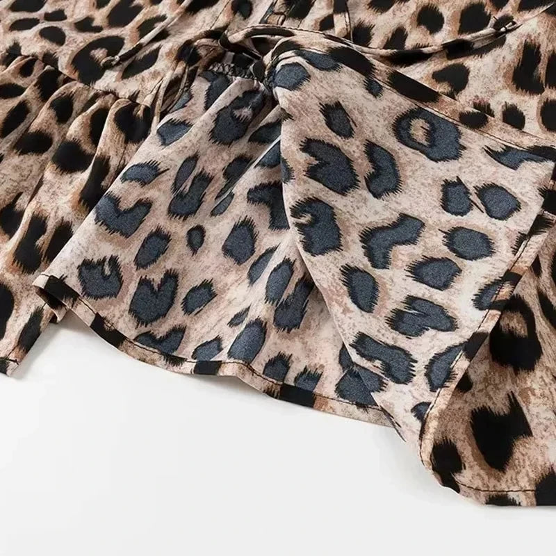Blusa Cropped Leopardo Isabelle