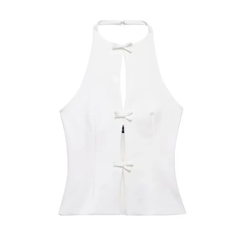 Top Halter com Laço Capucine