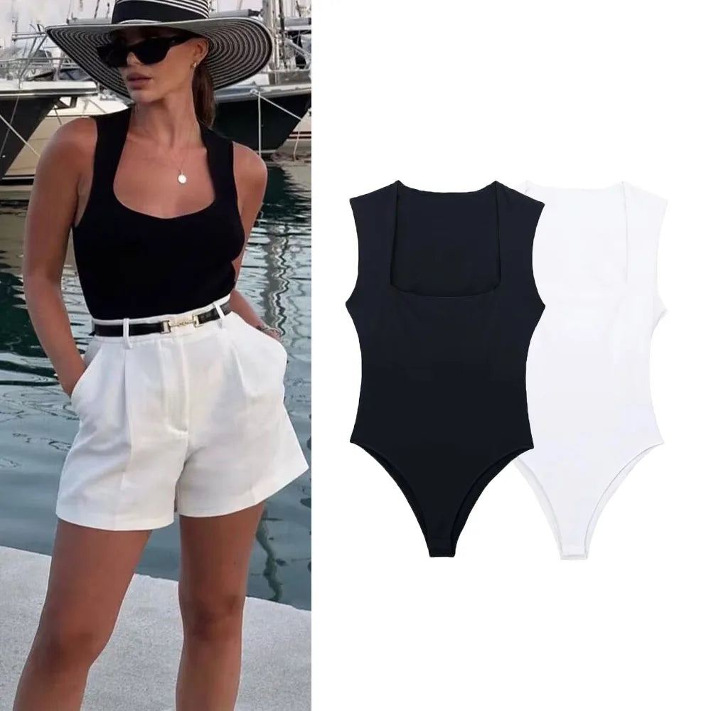 Body Decote Quadrado Véronique