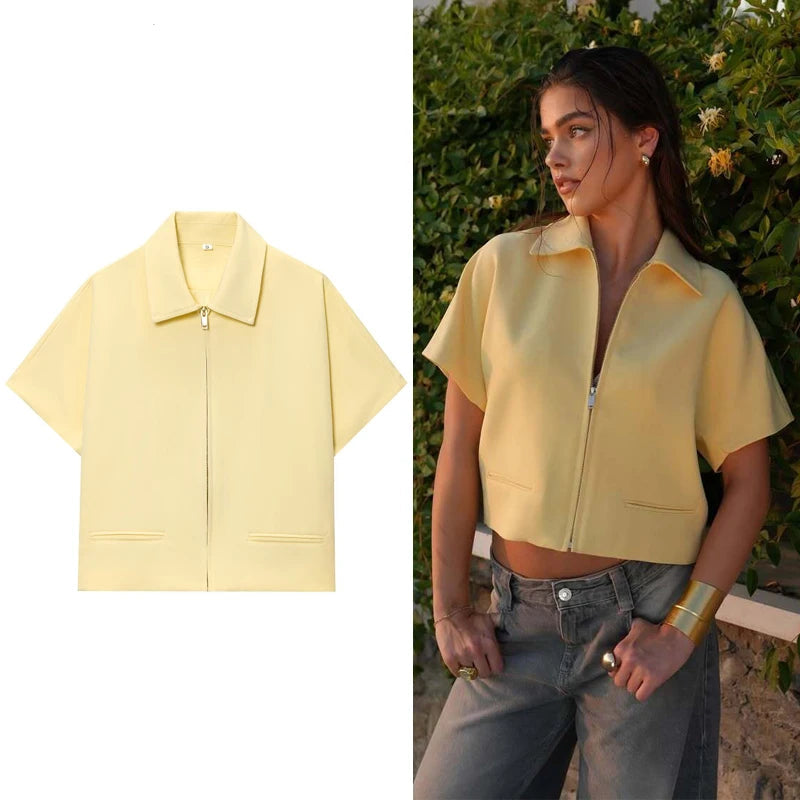 Jaqueta Cropped Séraphine