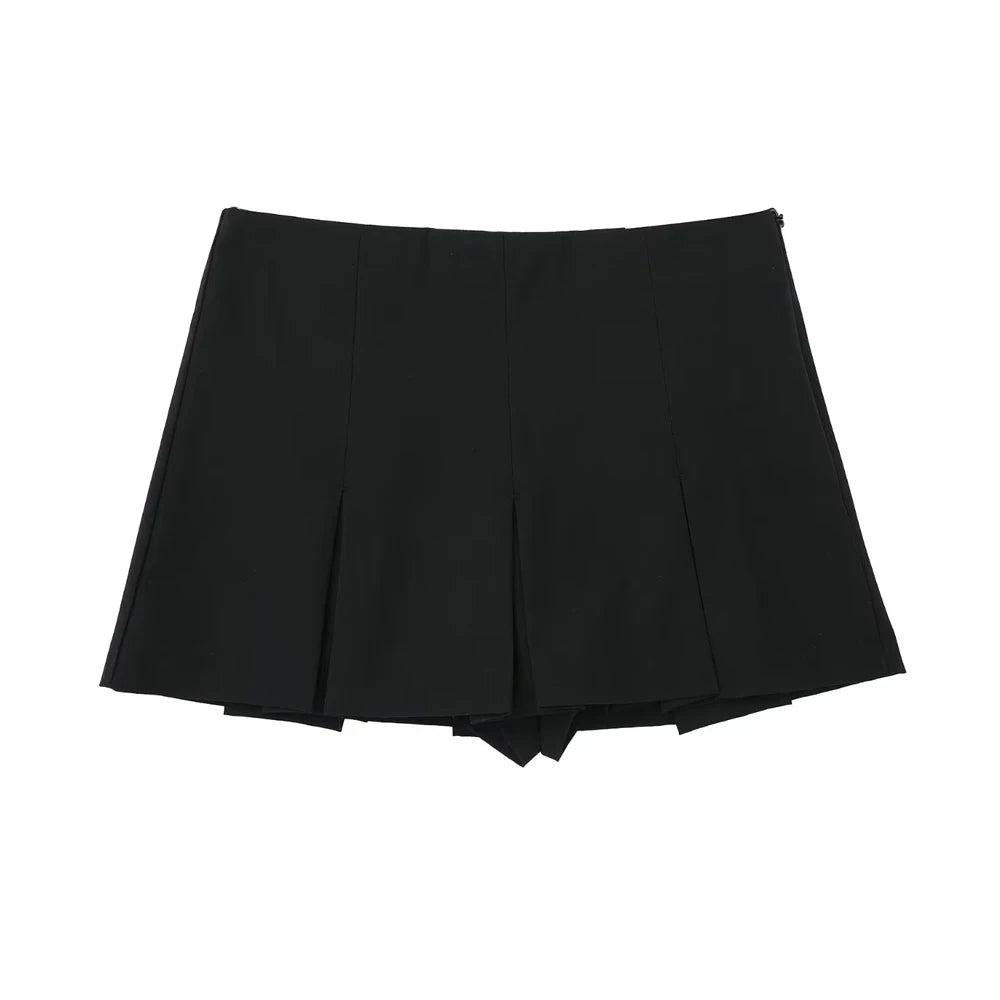 Saia-Shorts Plissada Adeline