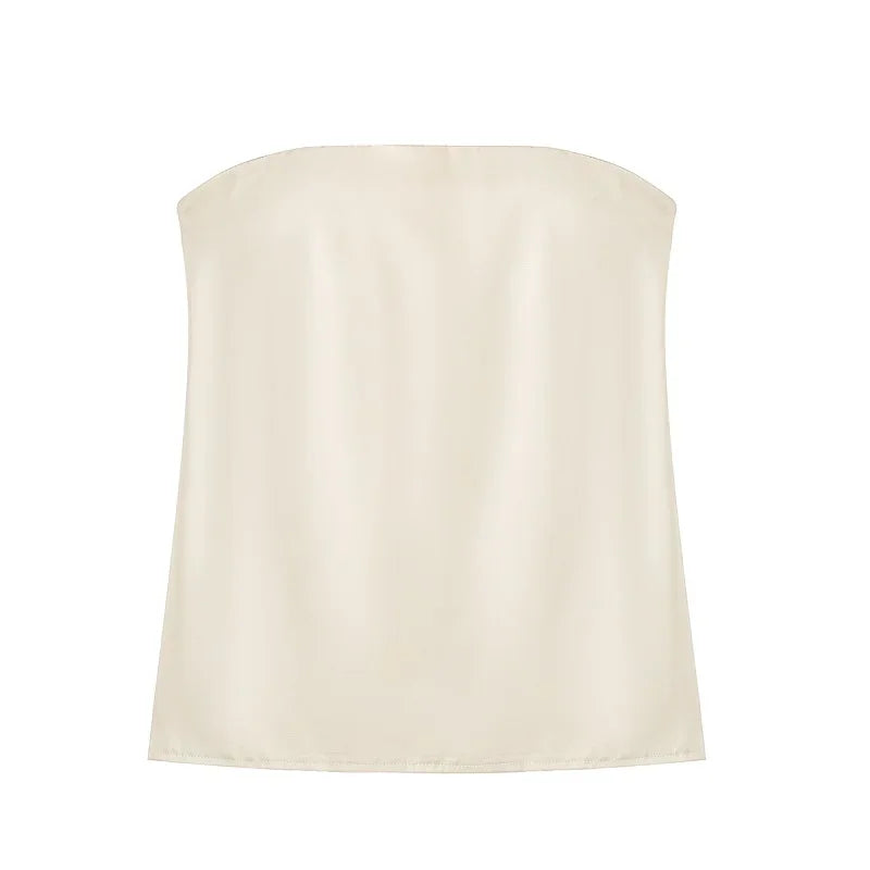 Muyer conjunto de calças de bolinhas femininas, 2 peças, cetim, cintura alta, calças femininas, espartilho, top crop, roupa de verão, calças femininas