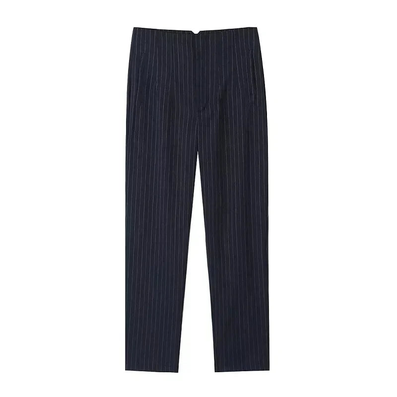 Muyer 2025 calças femininas de verão lápis calças de cintura alta para mulheres branco preto calças cortadas das mulheres streetwear calças de escritório
