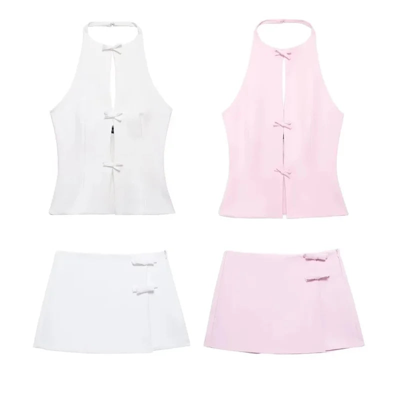 Top Halter com Laço Capucine