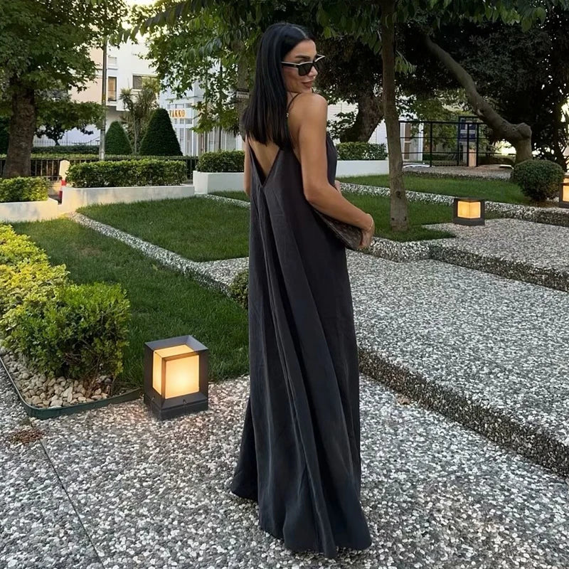 Vestido Longo Slip Léonie