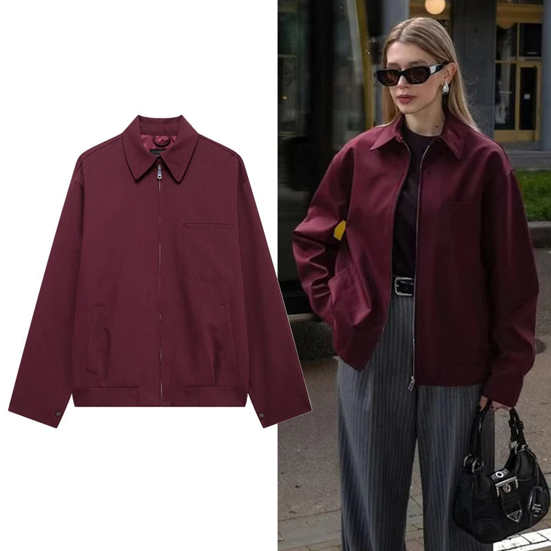 Jaqueta Bomber Retrô Anaïs
