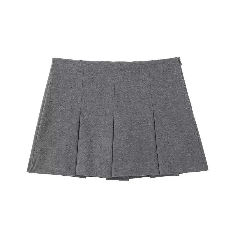 Saia-Shorts Plissada Adeline