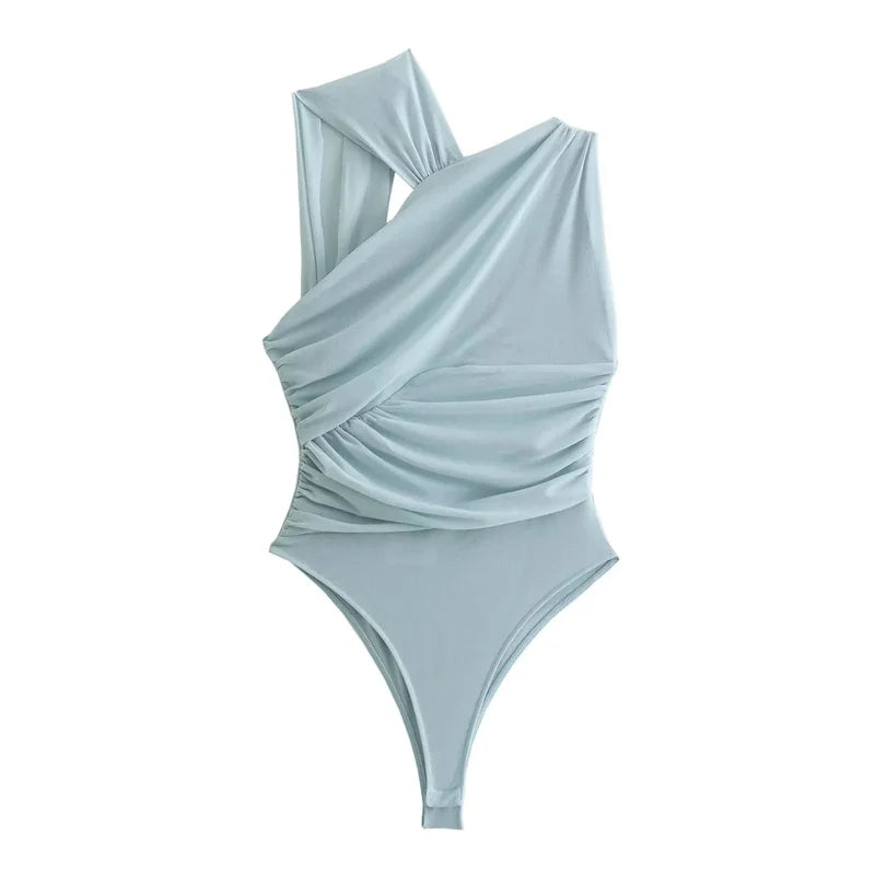 Body de Tule Leopardo Mireille