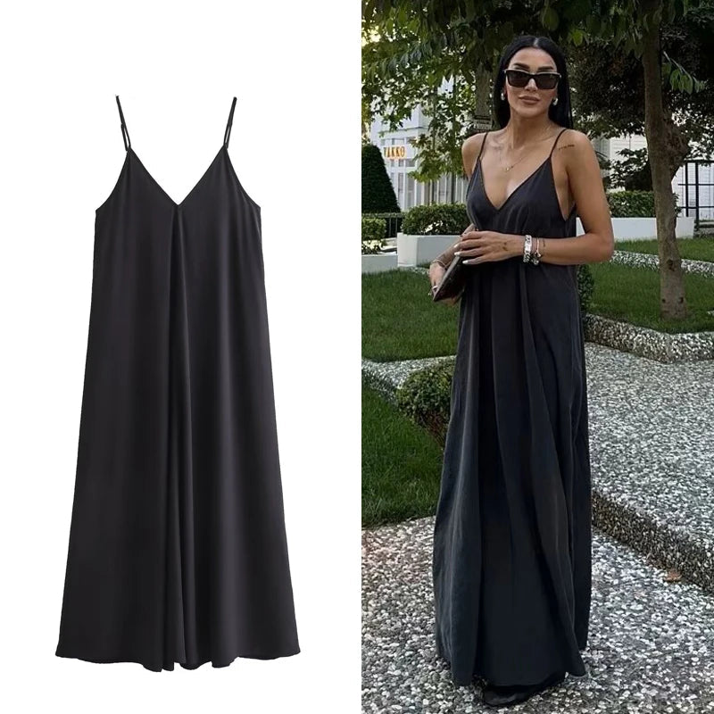 Vestido Longo Slip Léonie